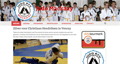 Desktop Screenshot of judomackaay.nl